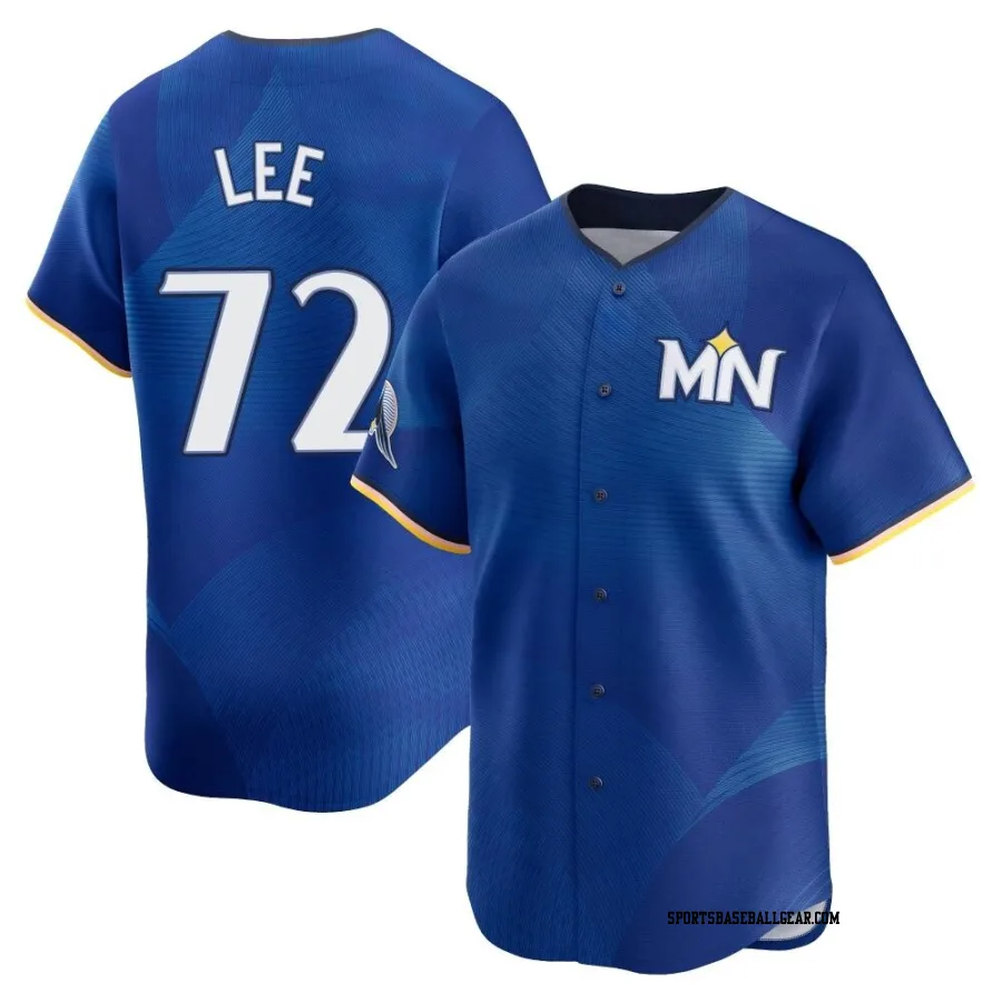 Brooks Lee Men's Minnesota Twins Royal Limited 2024 City Connect Jersey