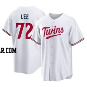 Brooks Lee Men's Minnesota Twins White Replica Home Jersey