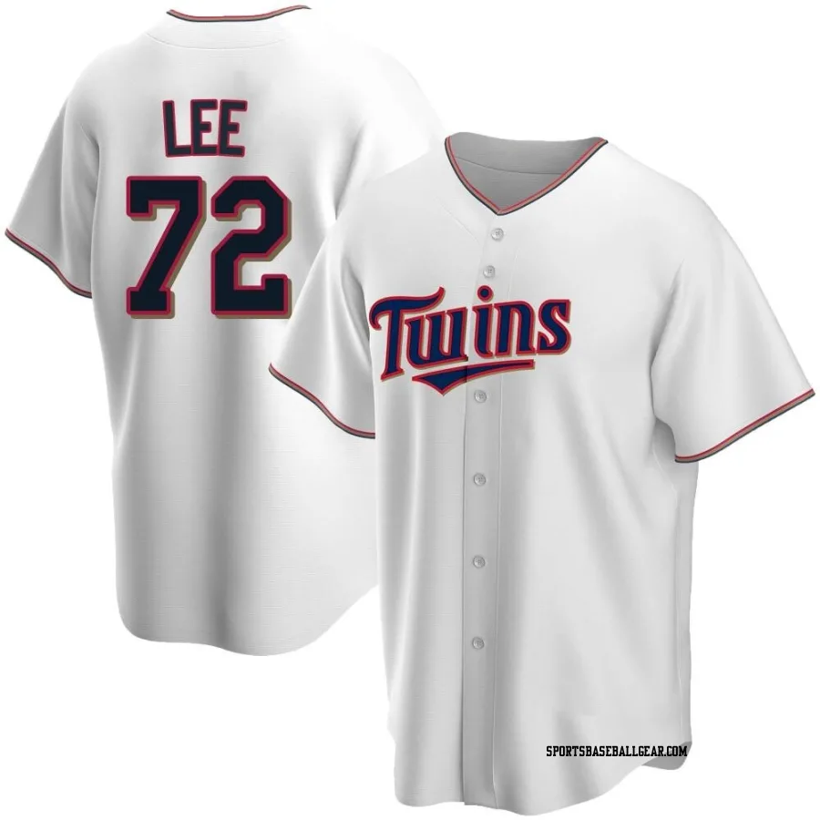 Brooks Lee Men's Minnesota Twins White Replica Home Jersey