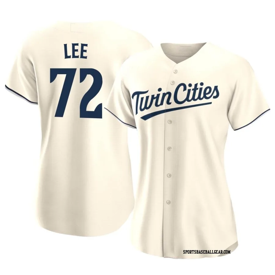 Brooks Lee Women's Minnesota Twins Cream Replica Alternate Jersey