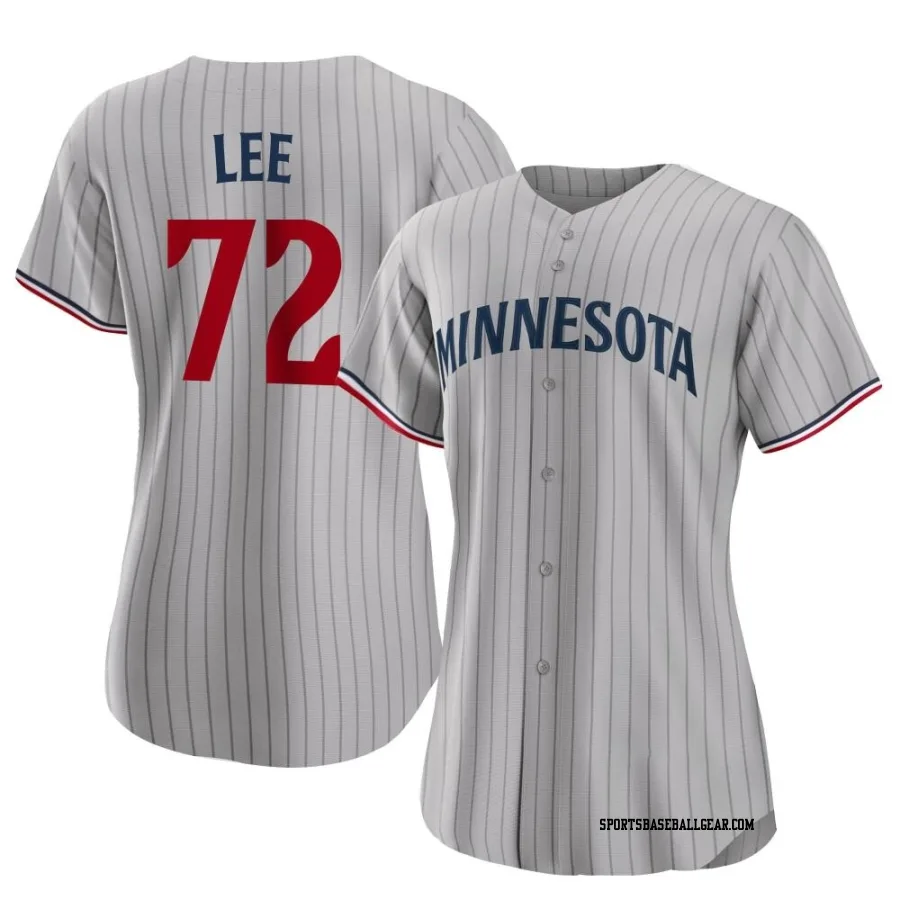 Brooks Lee Women's Minnesota Twins Gray Authentic Road Jersey