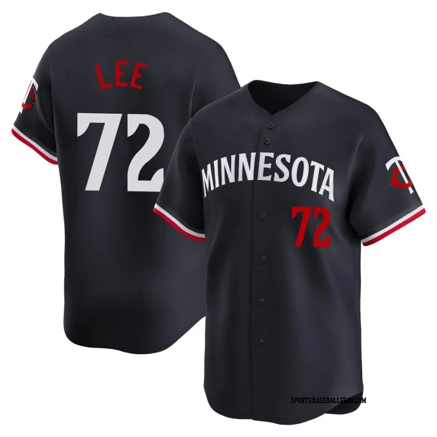 Brooks Lee Youth Minnesota Twins Navy Limited Alternate Jersey