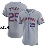 Brooks Raley Men's New York Mets Gray Elite Road Jersey