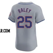 Brooks Raley Men's New York Mets Gray Elite Road Jersey