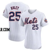 Brooks Raley Men's New York Mets White Elite Home Jersey