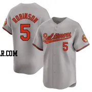 Brooks Robinson Men's Baltimore Orioles Gray Limited Road Jersey