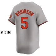 Brooks Robinson Men's Baltimore Orioles Gray Limited Road Jersey