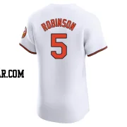 Brooks Robinson Men's Baltimore Orioles White Elite Home Jersey