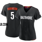 Brooks Robinson Women's Baltimore Orioles Black Authentic 2023 City Connect Jersey