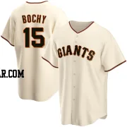 Bruce Bochy Men's San Francisco Giants Cream Replica Home Jersey