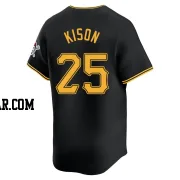 Bruce Kison Men's Pittsburgh Pirates Black Limited Alternate Jersey