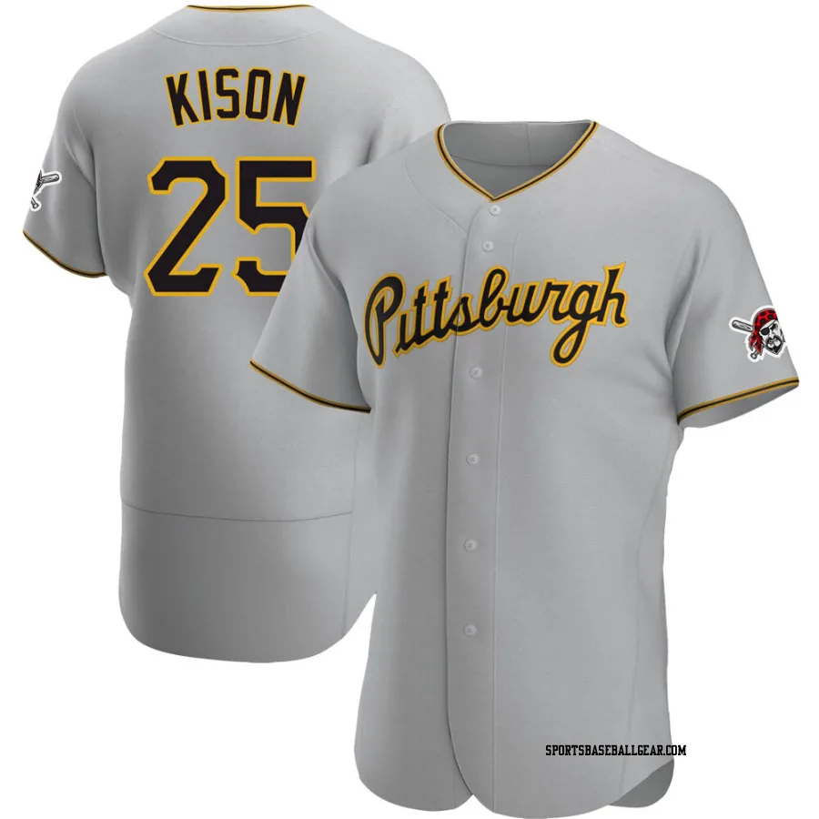 Bruce Kison Men's Pittsburgh Pirates Gray Authentic Road Jersey