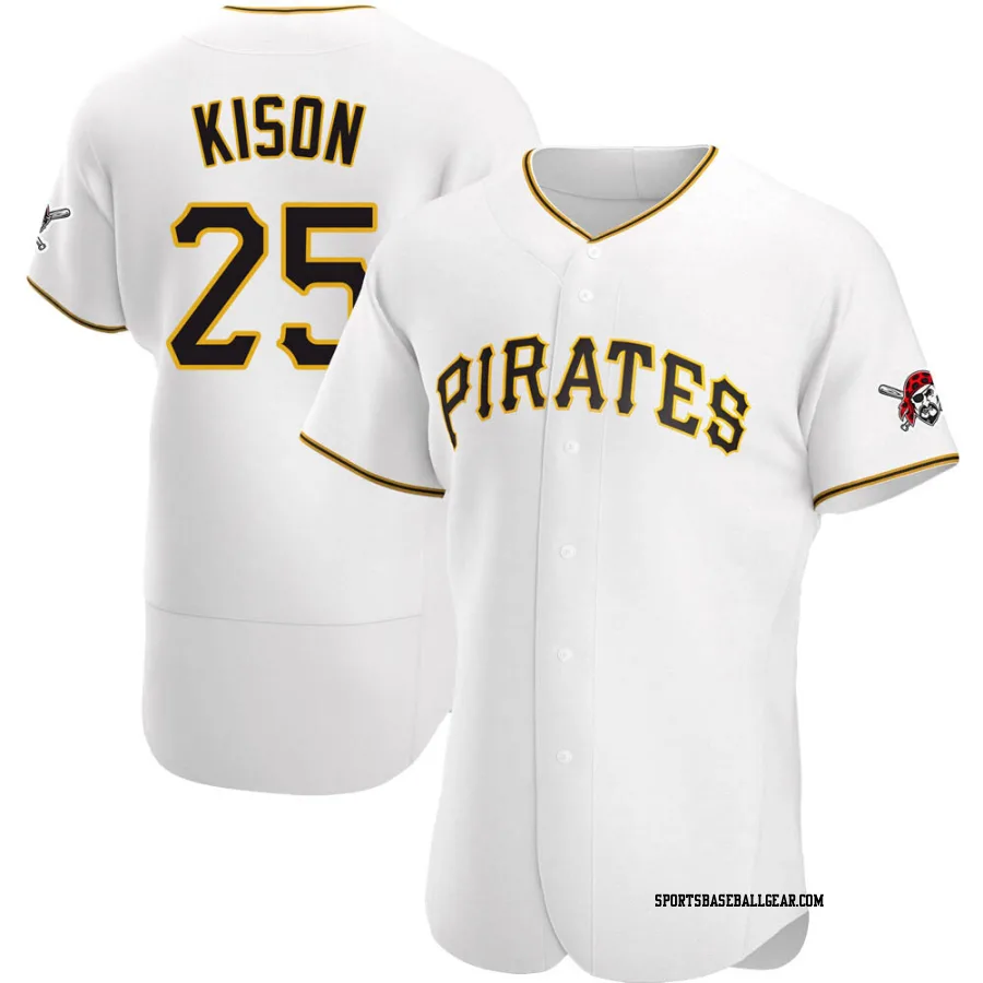 Bruce Kison Men's Pittsburgh Pirates White Authentic Home Jersey