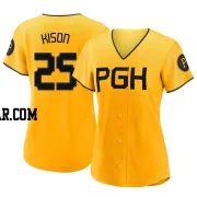 Bruce Kison Women's Pittsburgh Pirates Gold Authentic 2023 City Connect Jersey