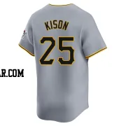 Bruce Kison Youth Pittsburgh Pirates Gray Limited Away Jersey