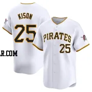 Bruce Kison Youth Pittsburgh Pirates White Limited Home Jersey