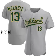 Bruce Maxwell Men's Oakland Athletics Gray Authentic Road Jersey