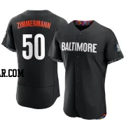 Bruce Zimmermann Men's Baltimore Orioles Black Authentic 2023 City Connect Jersey