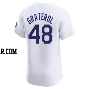 Brusdar Graterol Men's Los Angeles Dodgers White Elite Home Jersey