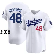 Brusdar Graterol Men's Los Angeles Dodgers White Limited 2024 World Tour Seoul Series Home Jersey