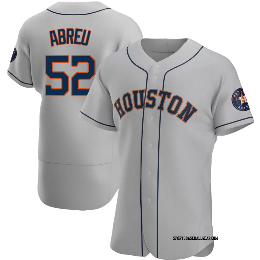 Bryan Abreu Men's Houston Astros Gray Authentic Road Jersey