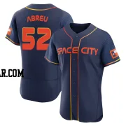 Bryan Abreu Men's Houston Astros Navy Authentic 2022 City Connect Jersey