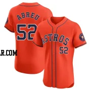 Bryan Abreu Men's Houston Astros Orange Elite Alternate Vapor Premier Jersey