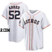 Bryan Abreu Men's Houston Astros White Replica 2022 World Series Champions Home Jersey