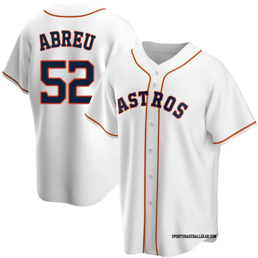 Bryan Abreu Men's Houston Astros White Replica Home Jersey