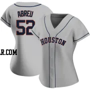 Bryan Abreu Women's Houston Astros Gray Authentic Road 2020 Jersey