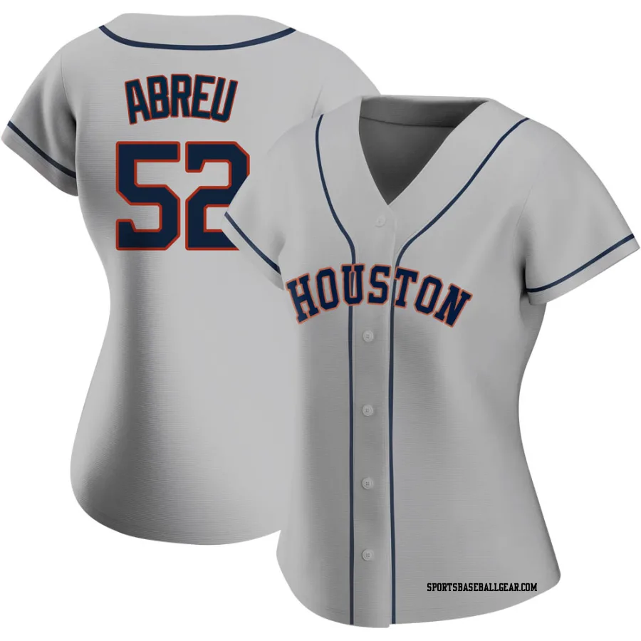 Bryan Abreu Women's Houston Astros Gray Authentic Road 2020 Jersey