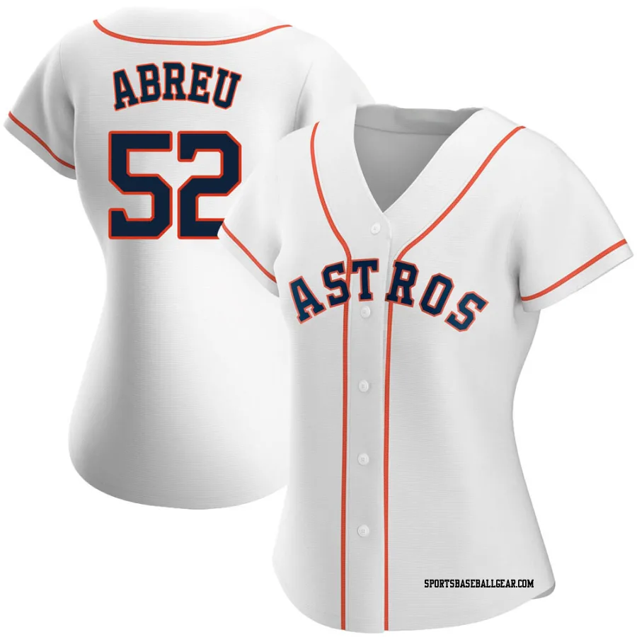 Bryan Abreu Women's Houston Astros White Replica Home Jersey