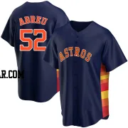 Bryan Abreu Youth Houston Astros Navy Replica Alternate Jersey