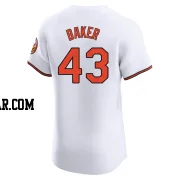 Bryan Baker Men's Baltimore Orioles White Elite Home Jersey