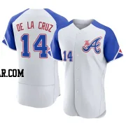 Bryan De La Cruz Men's Atlanta Braves White Authentic 2023 City Connect Jersey