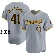 Bryan De La Cruz Men's Pittsburgh Pirates Gray Limited Away Jersey