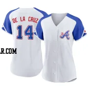 Bryan De La Cruz Women's Atlanta Braves White Authentic 2023 City Connect Jersey