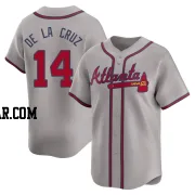 Bryan De La Cruz Youth Atlanta Braves Gray Limited Away Jersey