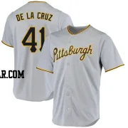 Bryan De La Cruz Youth Pittsburgh Pirates Gray Replica Road Jersey