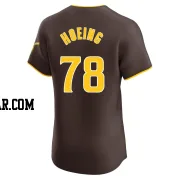 Bryan Hoeing Men's San Diego Padres Brown Elite Road Vapor Premier Jersey