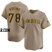 Bryan Hoeing Men's San Diego Padres Limited Tan Alternate Jersey