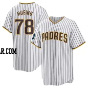 Bryan Hoeing Men's San Diego Padres White Replica 2024 World Tour Seoul Series Home Jersey