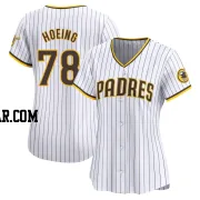 Bryan Hoeing Women's San Diego Padres White Limited Home Jersey