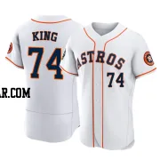 Bryan King Men's Houston Astros White Authentic 2022 World Series Home Jersey