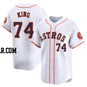 Bryan King Men's Houston Astros White Limited Home Jersey