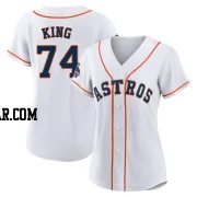 Bryan King Women's Houston Astros White Authentic 2022 World Series Champions Home Jersey