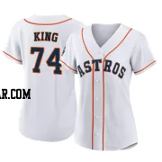 Bryan King Women's Houston Astros White Authentic 2022 World Series Home Jersey