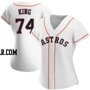 Bryan King Women's Houston Astros White Authentic Home Jersey