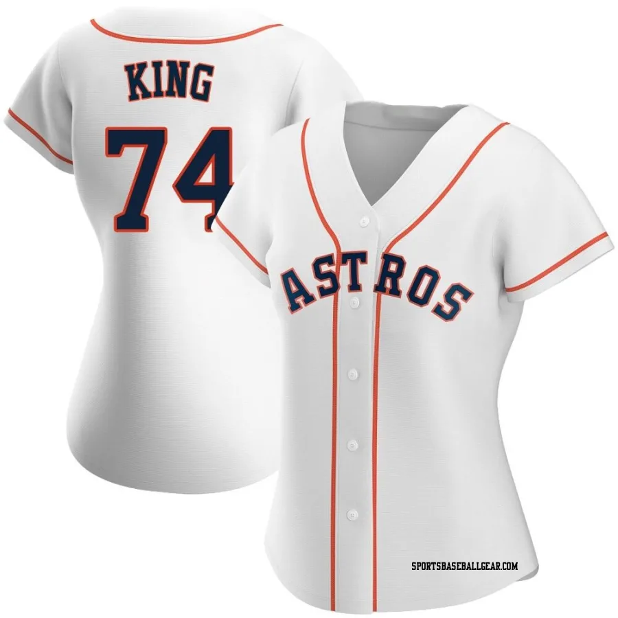 Bryan King Women's Houston Astros White Authentic Home Jersey