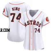 Bryan King Women's Houston Astros White Limited Home Jersey